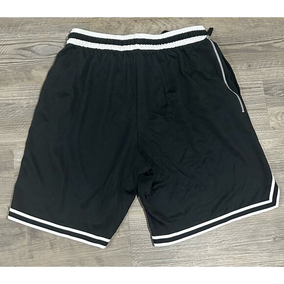 Nike Men's Dri-FIT DNA Basketball Shorts Black White Size XXL Drawstring - Picture 2 of 10